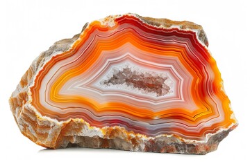 mineral stone isolated on white background