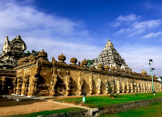 The famous Kailasanath temple is the oldest temple of Kanchipuram. Tamil Nadu,India