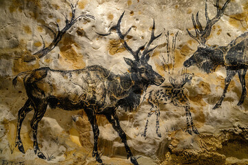 Monolithic cave art, unraveling mysteries of prehistoric civilizations.