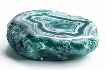 Fototapeta premium mineral stone isolated on white background