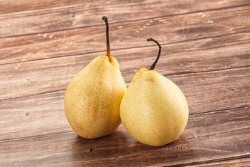 Yellow ripe sweet Chinese pear