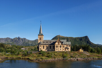 Les îles Lofoten, beautés naturelles de la Norvège.