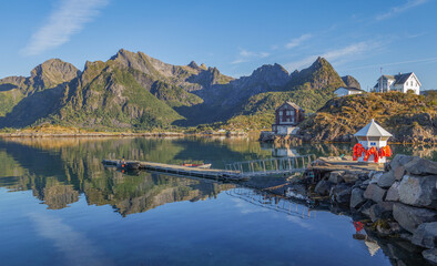 Les &icirc;les Lofoten, beaut&eacute;s naturelles de la Norv&egrave;ge.