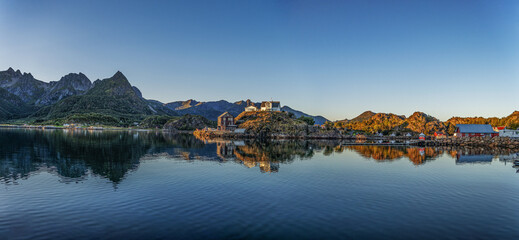 Les &icirc;les Lofoten, beaut&eacute;s naturelles de la Norv&egrave;ge.