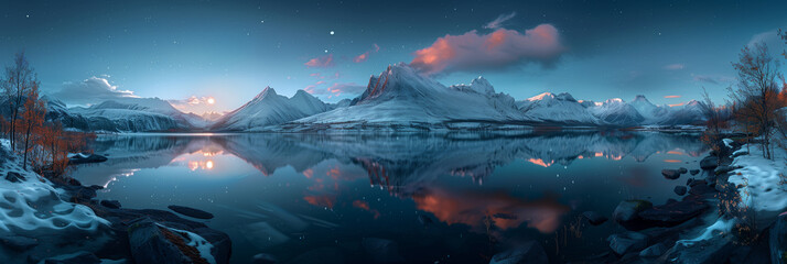Hyper-Realistic Shot Renders Vibrant Landscape with Unmatched Detail, Dreamy Nightscene