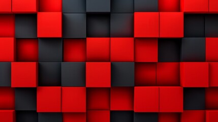 1 Red and black background.2 Squares and rectangles.3 Rectangles:.   - Sh