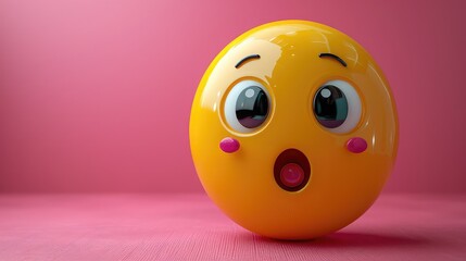 Joyful Emoticon Illustration Representing Excellent Evaluation Score and Optimistic Client Feedback