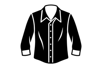 shirt vector silhouette illustration