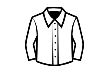 shirt vector silhouette illustration