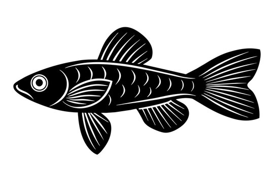 recommend clip art: guppy fish vector silhouette illustration