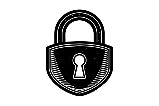 recommend clip art: lock vector silhouette illustration