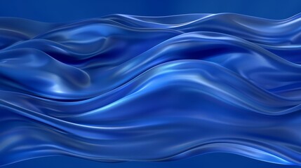 dark blue background with a wave of blue liquid Top and bottom have light reflections