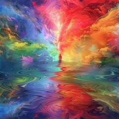 abstract image that represents equality in energy generation and distribution