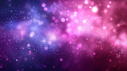 Obraz premium A blurred image of pink and blue lights against a dark background On the left, a separate blurred image of pink and blue lights No mention of a right side of the left side