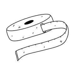 Roulette. Hand drawn doodle style. Vector illustration isolated on white. Coloring page.