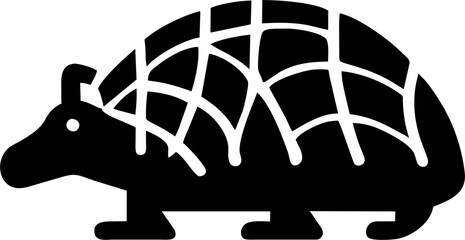 Armadillo Icon, Animal Solid Icon