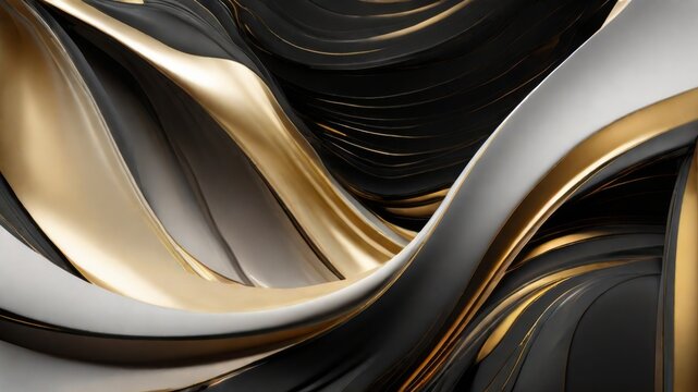 Abstract gradient gray cream gold streaks of light overlapping
