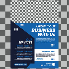 marketing design business corporate flyer digital marketing service template layout