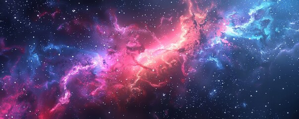 Obraz premium Abstract art inspired by galaxies2