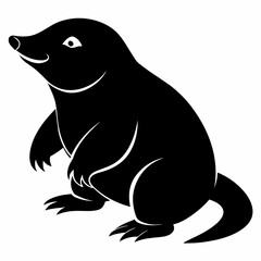 mole black silhouette