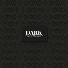 dark ethnic seamless pattern template