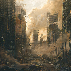 city in ruins
