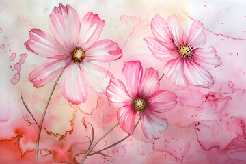 Cosmos Flowers