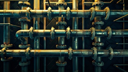 Pipe network.