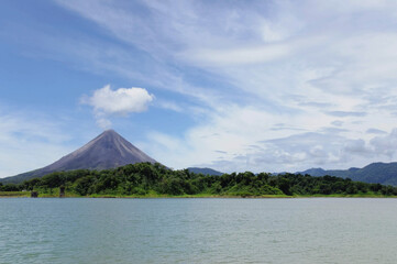 Vistas del volcán Fortuna en Alajuela Costa Rica