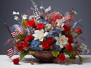 Floral Tributes Crafting Artistic Arrangements to Symbolize the Beauty and Resilience of Fallen Soldiers on Memorial Day