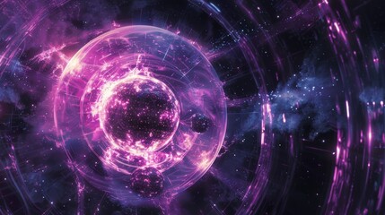 Obraz premium The role of collisions and interactions in the formation of quarkgluon plasma as illustrated in a laboratory experiment.
