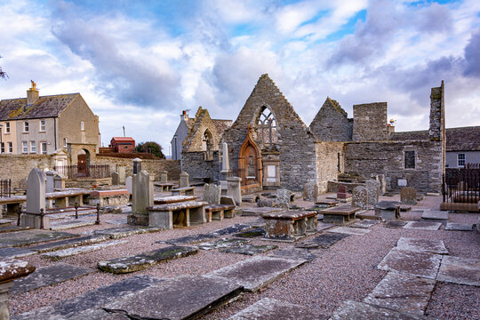 Old St Peter&rsquo;s Church ruins in Thurso, Scotland