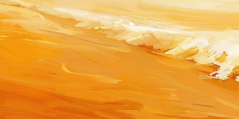 The amber waves of the sandy beach seem to go on forever, inviting the adventurous spirit to explore.