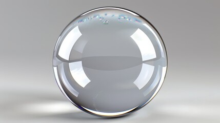  An image of an object appearing to float, be it in air or water, shaped like a sphere