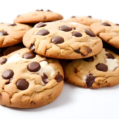 Naklejka premium chocolate chip cookies