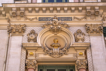 Opera de Nice (Nice Opera House). The current opera house was built in 1882 and inaugurated under the name of Municipal Theater. Nice, French Riviera, France.