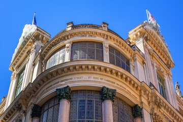 Fototapeta premium Opera de Nice (Nice Opera House). The current opera house was built in 1882 and inaugurated under the name of Municipal Theater. Nice, French Riviera, France.
