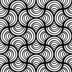 Vector seamless hand drawn pattern. Beautiful asian style design for textile, wallpaper, wrapping paper, stationery.