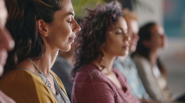A group therapy session where participants open up about their struggles with the fastpaced society and the benefits of incorporating mindfulness into their daily routines.