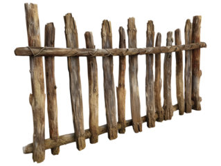 Old wooden fence