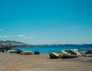 Obraz premium Lanzarote seashore