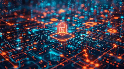 A visual plan showing the components of a cyber resilience strategy, focusing on proactive measures to safeguard against cyber threats
