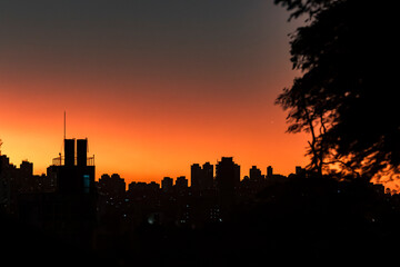 Skyline de São Paulo prédios e construção