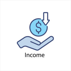 Income vector icon