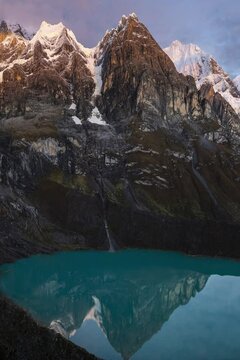 Cordillera Huayhuash mirado tres lagunas near Huaraz Peru 