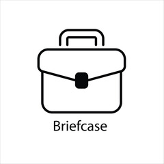 Briefcase vector icon