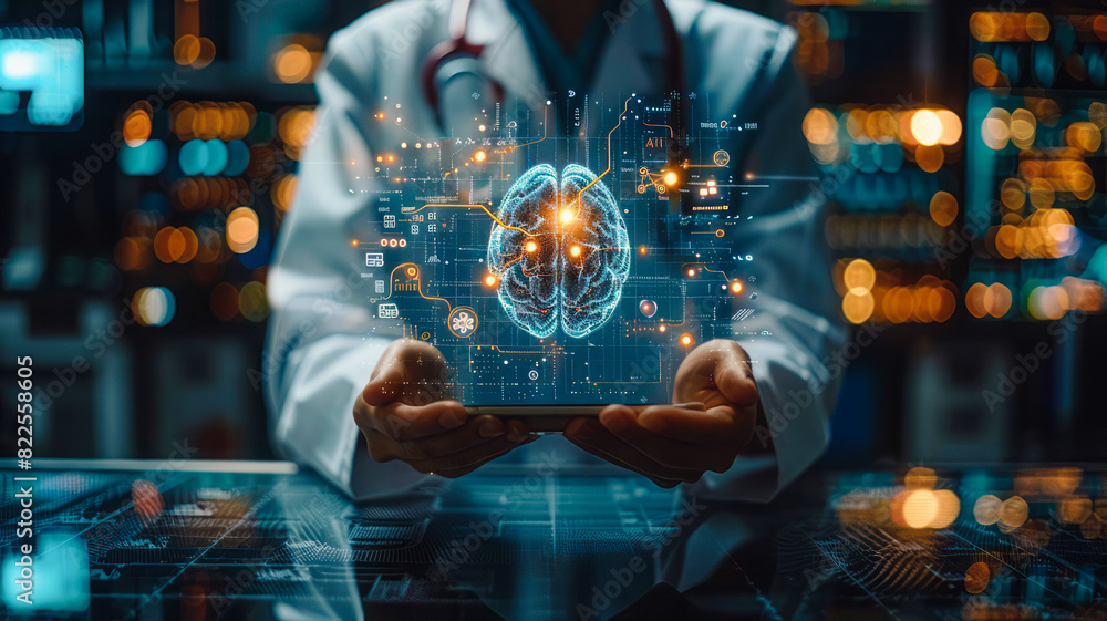 Poster ai at work: visualizing the power of artificial intelligence in business