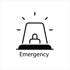 Emergency vector icon