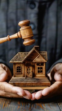 Real estate auctions concept 