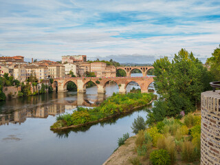 The ancient city of Albi in the south of France